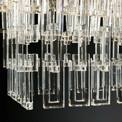 Modern brass and crystal wall sconce living room art deco light