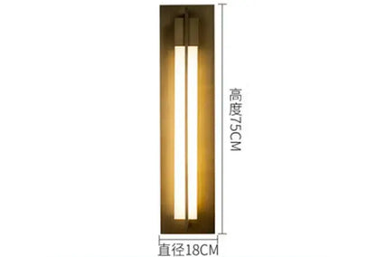 Modern brass and frosted glass led wall lights for living room