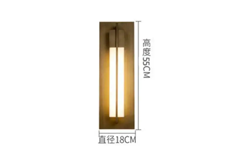 Modern brass and frosted glass led wall lights for living room