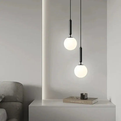 Modern brass and frosted glass pendant light dining room chandelier