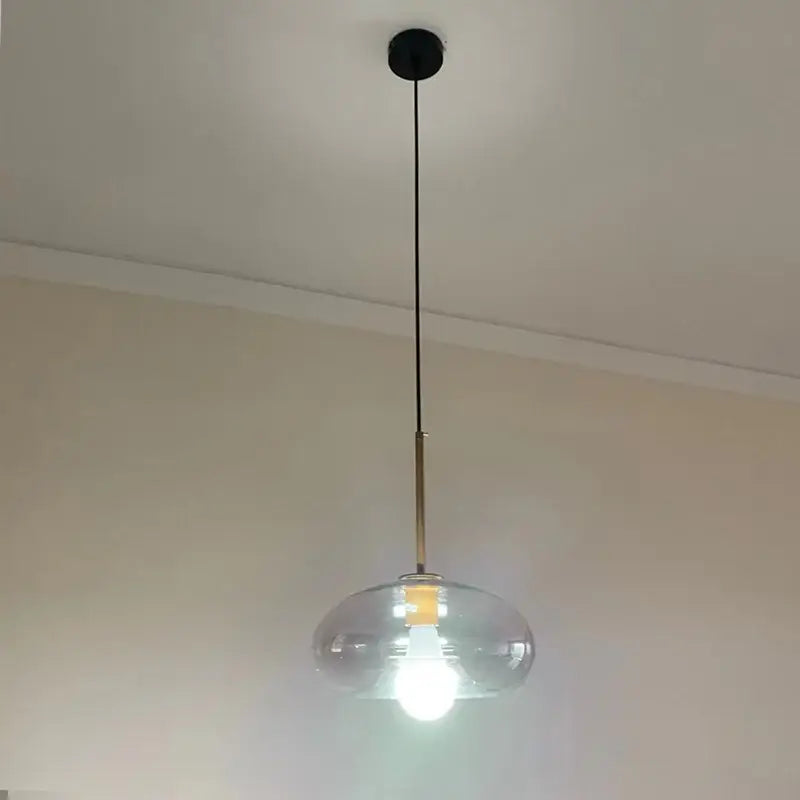 Modern brass and glass pendant lights kitchen dining room chandelier