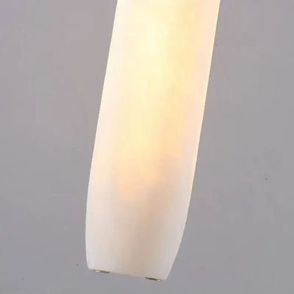 Modern brass and marble wall lamp bedroom sconce with frosted glass