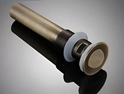 Modern brass and white ceramic basin waste drain bathroom sink stopper