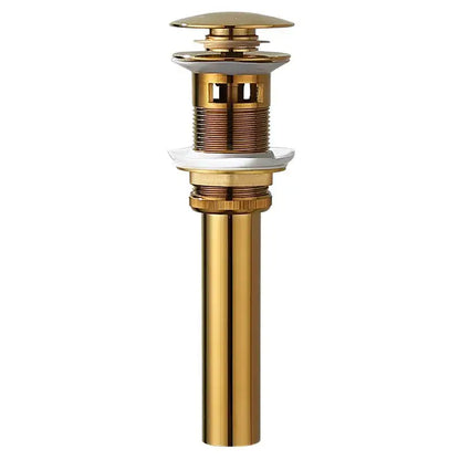 Modern brass and white ceramic basin waste drain bathroom sink stopper