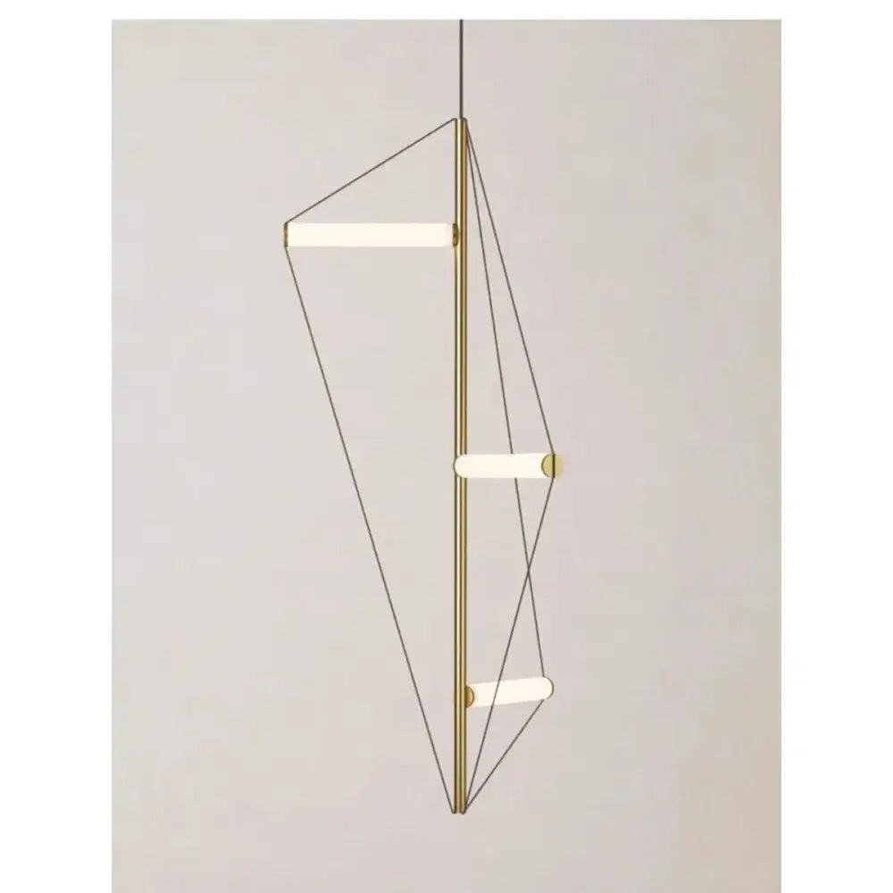 Modern brass and white led disc pendant light bedroom chandelier