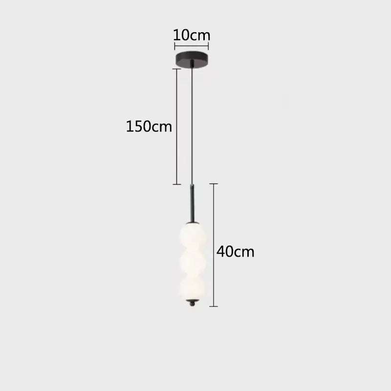 Modern brass and white pearl led pendant lights kitchen hanging lamp
