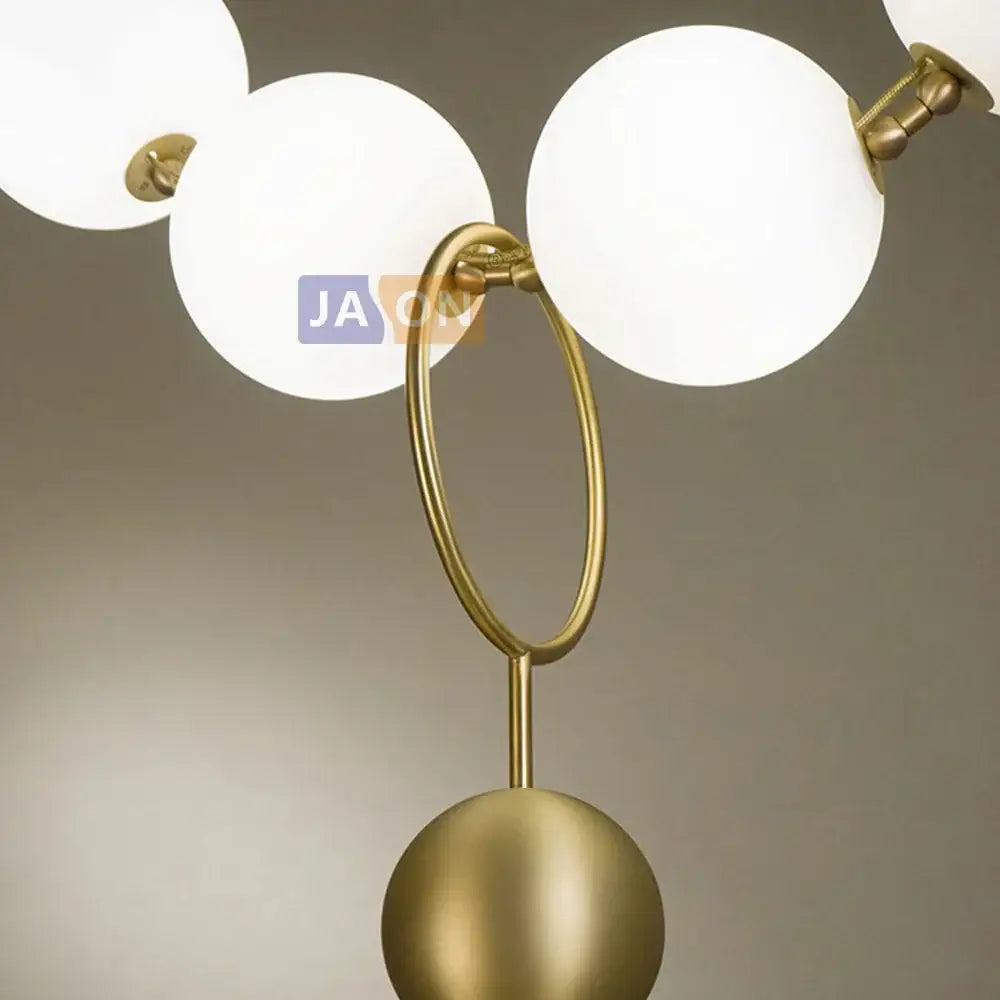 Modern brass artistic necklace chandelier living room pendant light