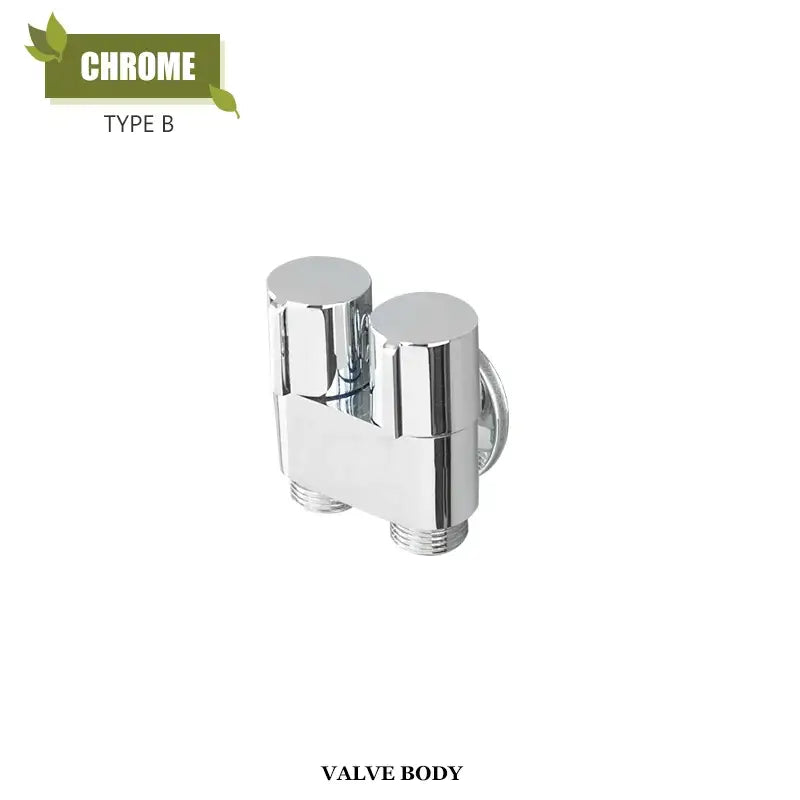 Modern brass bidet faucet set bathroom dual handle wall sprayer