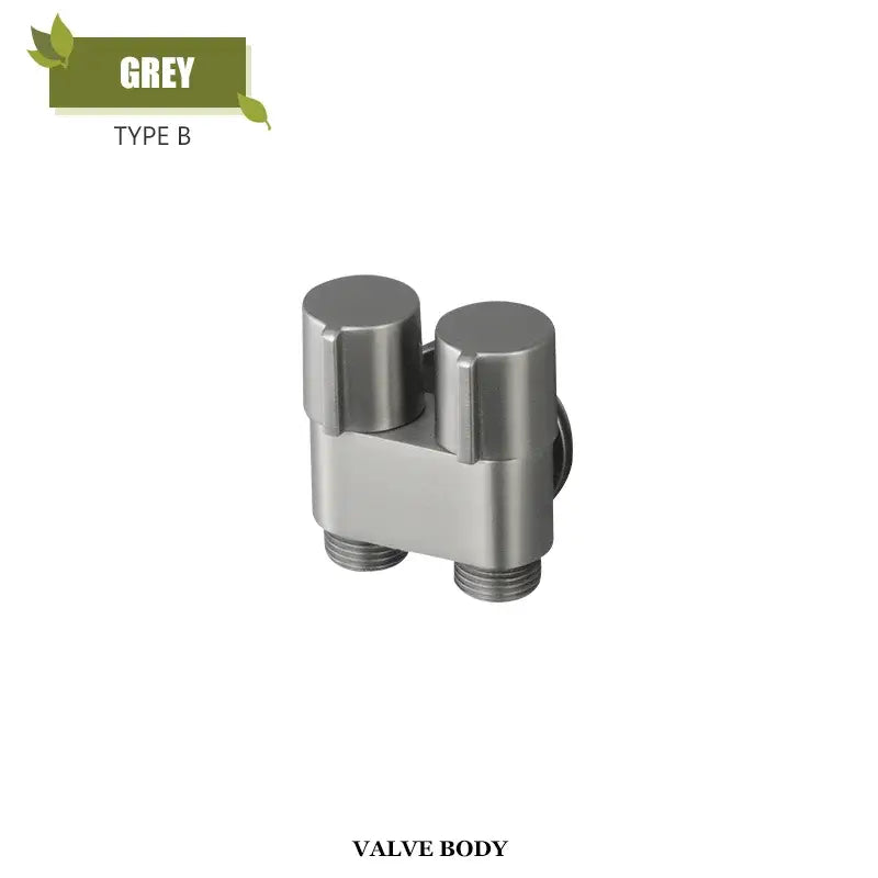 Modern brass bidet faucet set bathroom dual handle wall sprayer