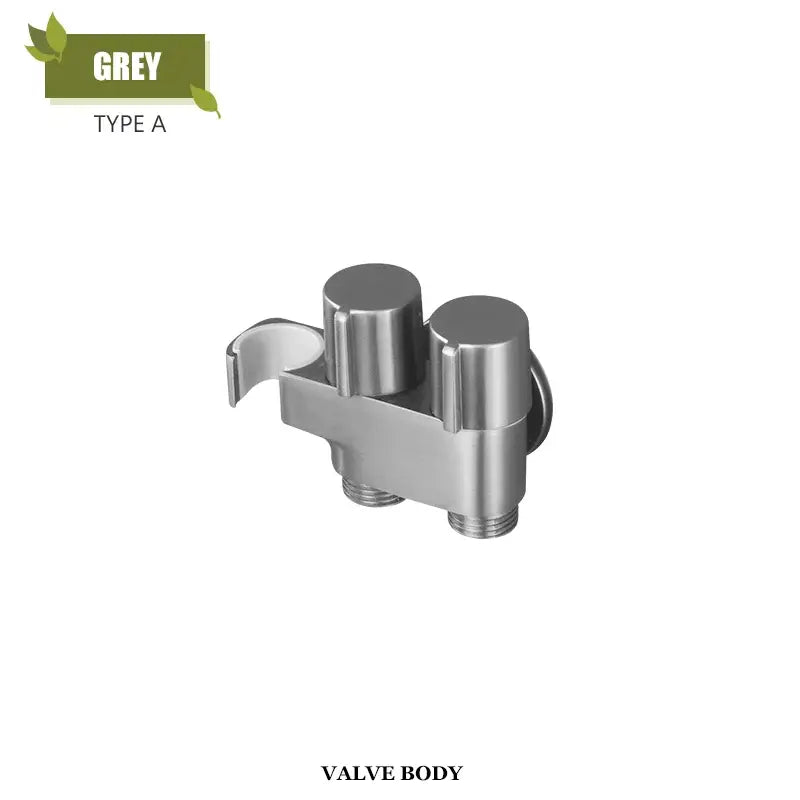 Modern brass bidet faucet set bathroom dual handle wall sprayer