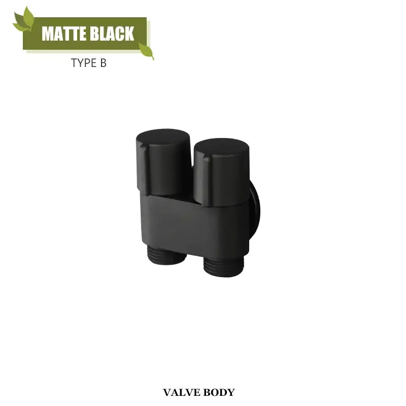 Modern brass bidet faucet set bathroom dual handle wall sprayer
