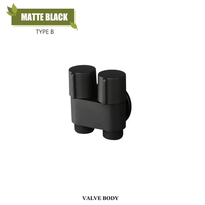 Modern brass bidet faucet set bathroom dual handle wall sprayer