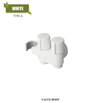 Modern brass bidet faucet set bathroom dual handle wall sprayer