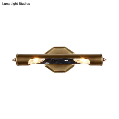 Modern brass & black glass wall light bedroom 220v-240v 110v-120v