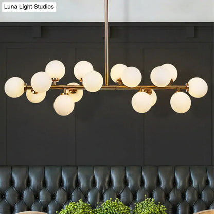 Modern brass bubbled island light fixture dining room chandelier