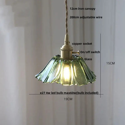 Modern brass clear glass led pendant light for dining room