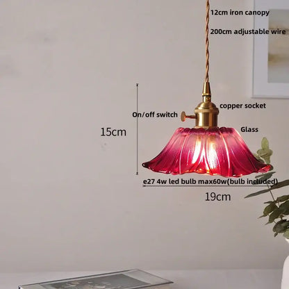 Modern brass clear glass led pendant light for dining room