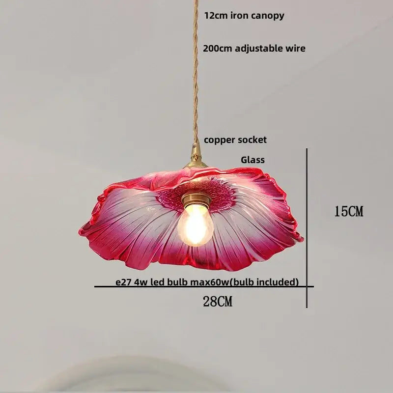 Modern brass clear glass led pendant light for dining room