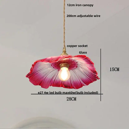 Modern brass clear glass led pendant light for dining room
