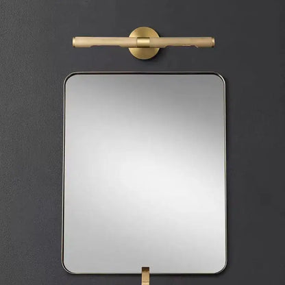 Modern brass copper mirror wall lamp for bedroom bathroom