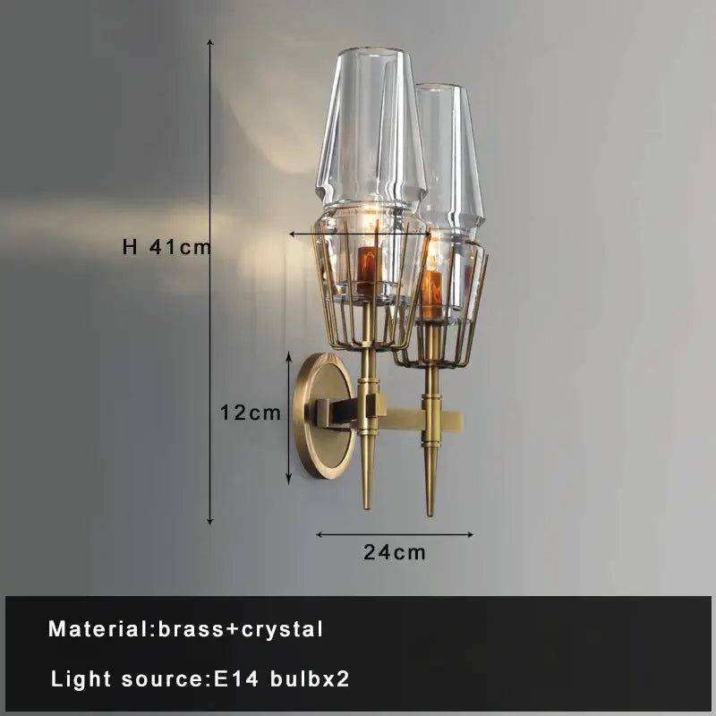 Modern brass crystal bronze pendant lamp dining room dimmable led