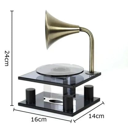 Modern brass crystal music equipment model amber living room decor
