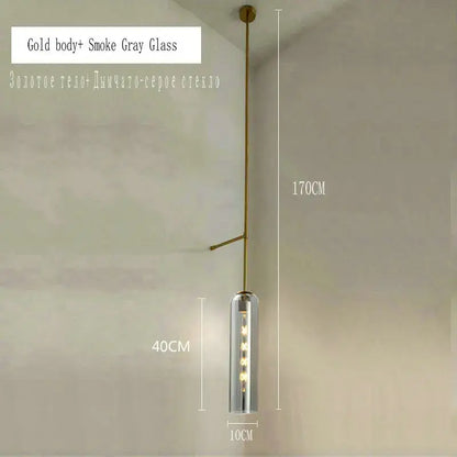 Modern brass e27 glass wall light bedroom sconce