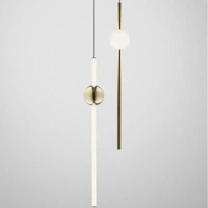 Modern brass geometric glass pendant lights for dining room