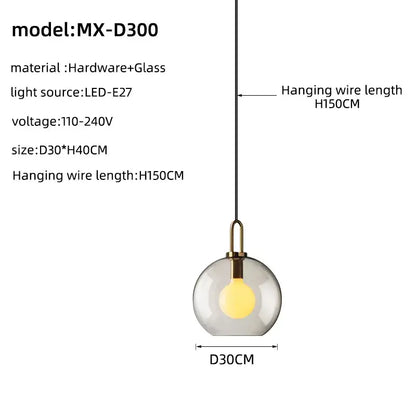 Modern brass glass staircase chandelier for living room