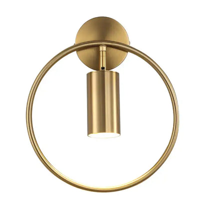 Modern brass gold adjustable led wall sconce for corridor