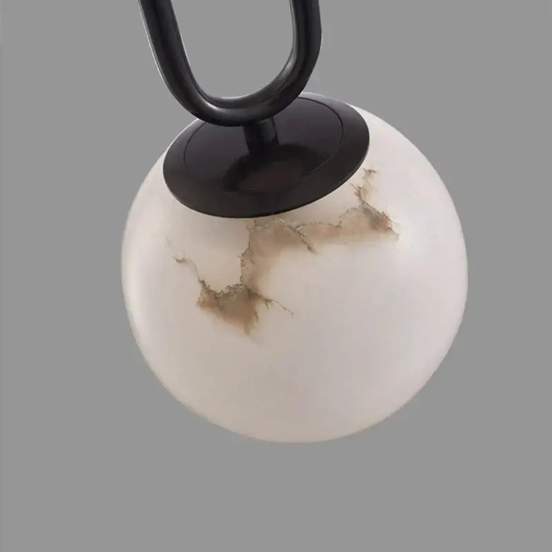 Modern brass led pendant lights gold & black kitchen brass led