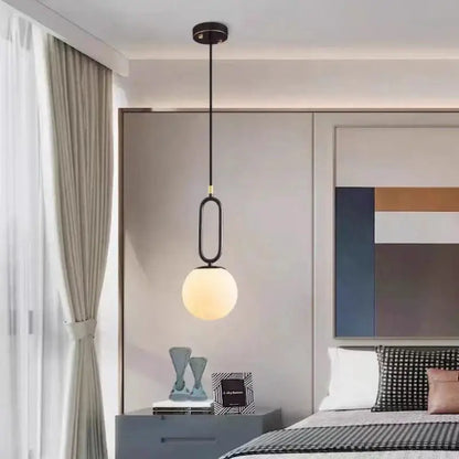 Modern brass led pendant lights gold & black kitchen brass led