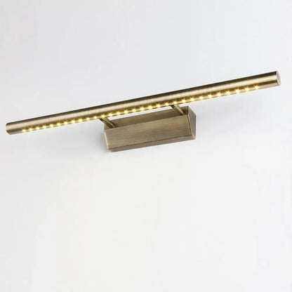 Modern brass led wall mounted light fixture bathroom vanity lighting