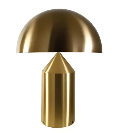 Modern brass mushroom metal led table lamp bedroom night light