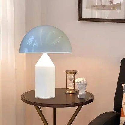 Modern brass mushroom metal led table lamp bedroom night light