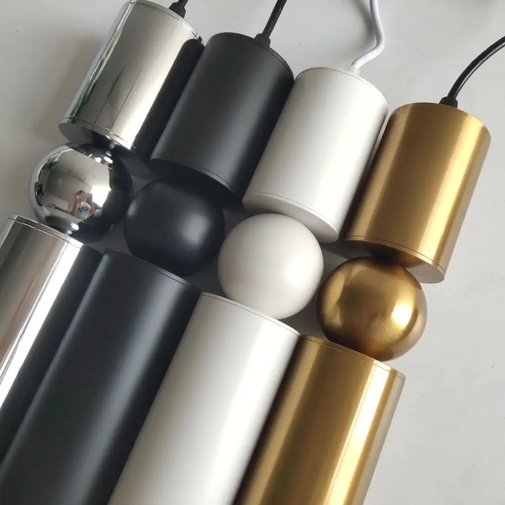 Modern brass pendant light kitchen minimalist led hanging lamp