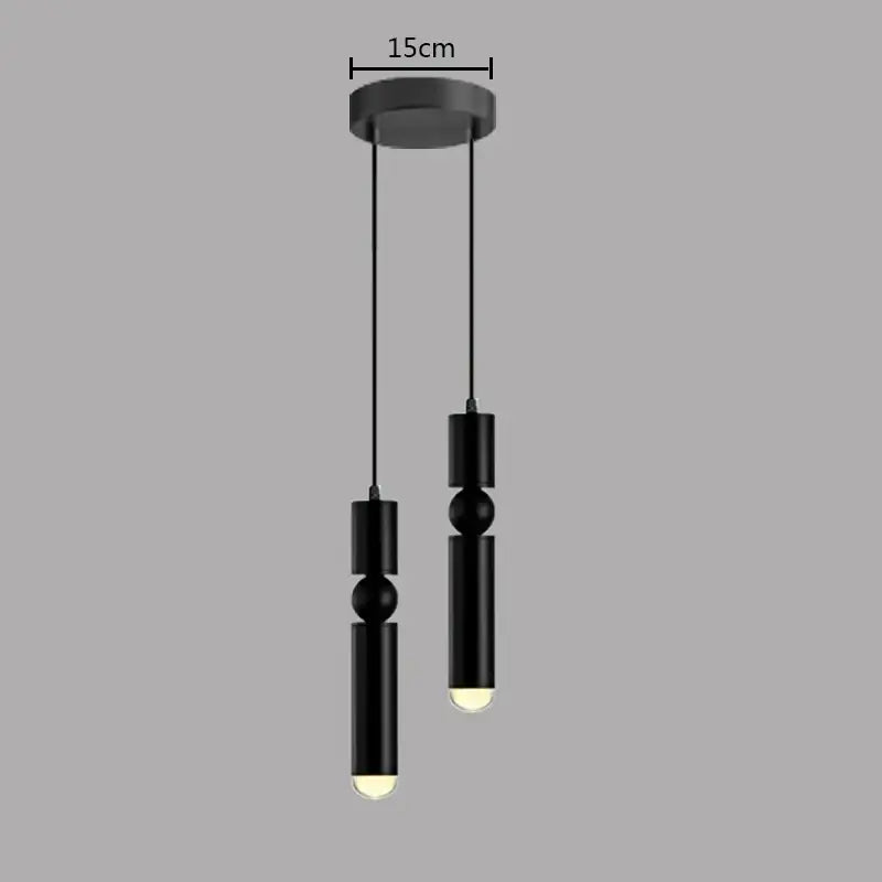 Modern brass pendant light kitchen minimalist led hanging lamp