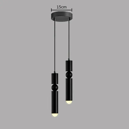Modern brass pendant light kitchen minimalist led hanging lamp
