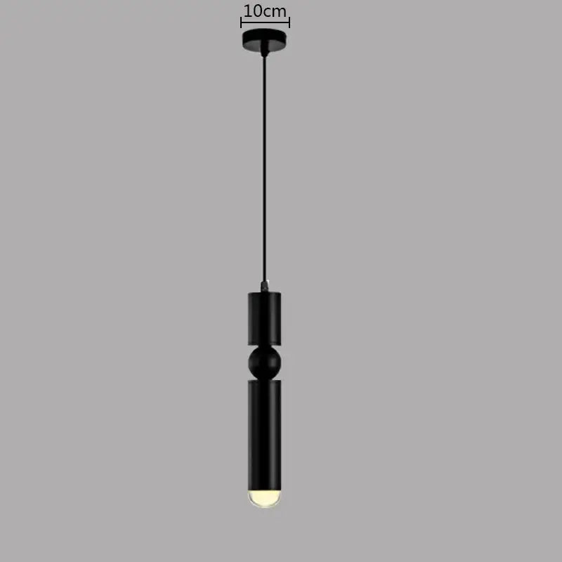Modern brass pendant light kitchen minimalist led hanging lamp