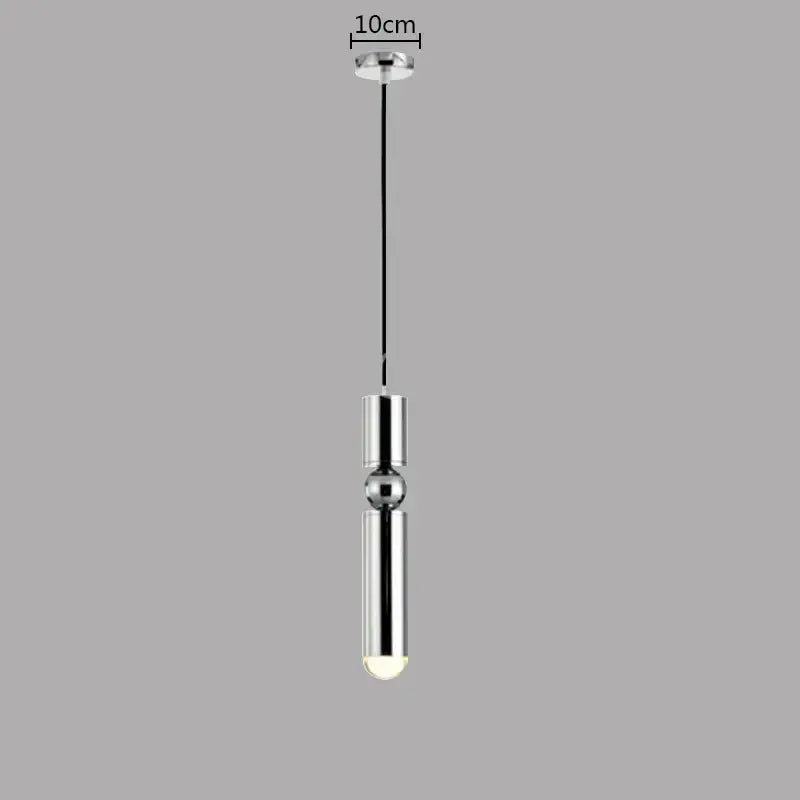 Modern brass pendant light kitchen minimalist led hanging lamp