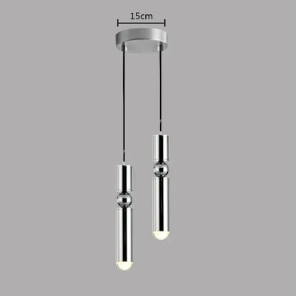 Modern brass pendant light kitchen minimalist led hanging lamp