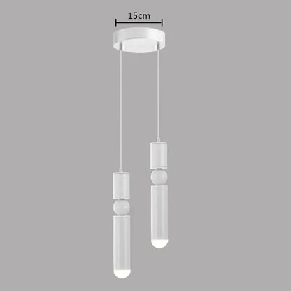 Modern brass pendant light kitchen minimalist led hanging lamp