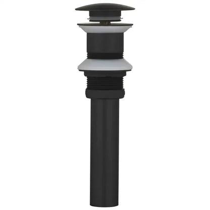 Modern brass round siphon p-trap set gun grey bathroom drainer