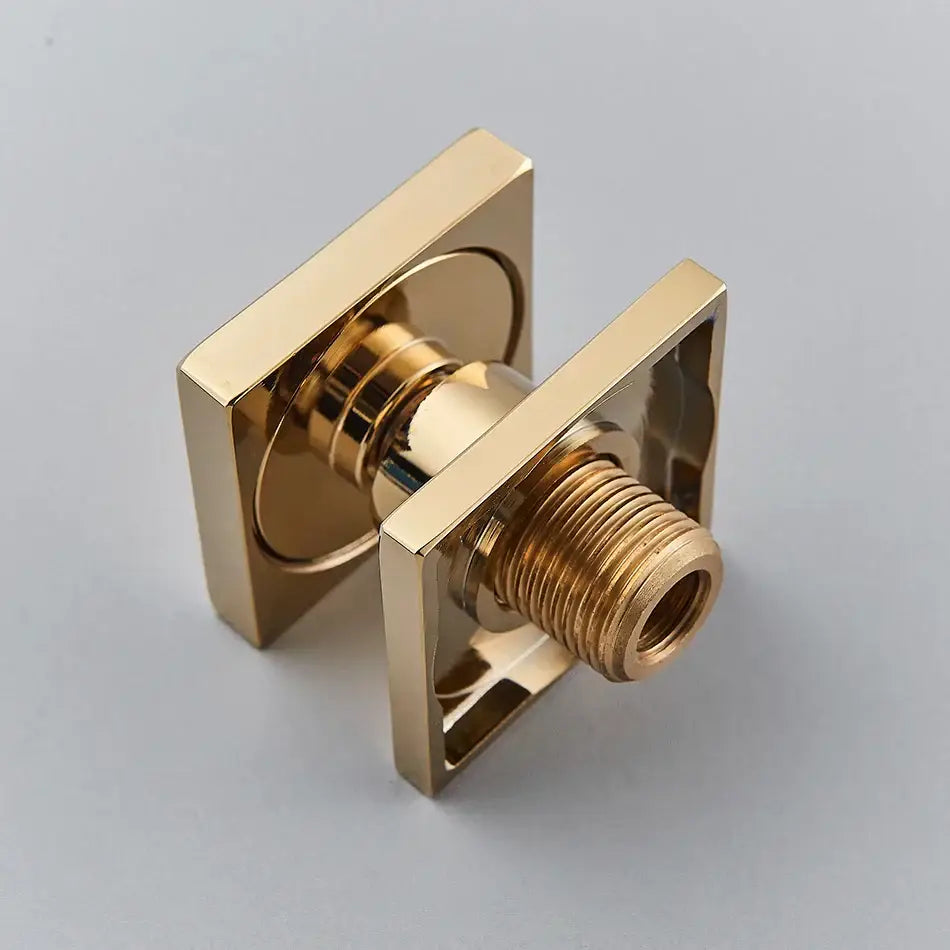 Modern brass square body spray shower jets bathroom massage nozzles