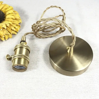 Modern brass textured glass led pendant light kitchen set