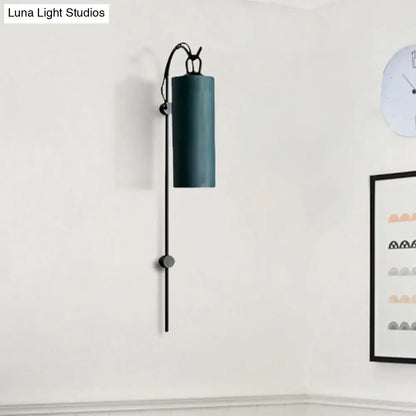 Modern brass & white wall sconce living room direct wired electric