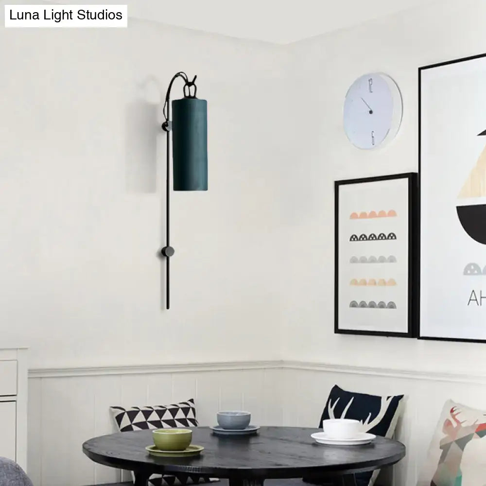 Modern brass & white wall sconce living room direct wired electric