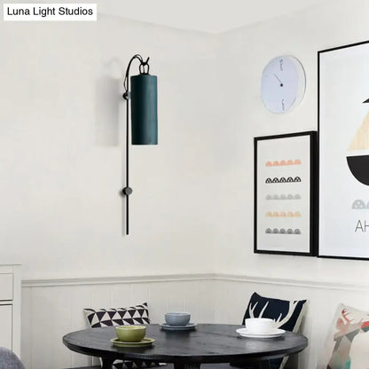 Modern brass & white wall sconce living room direct wired electric