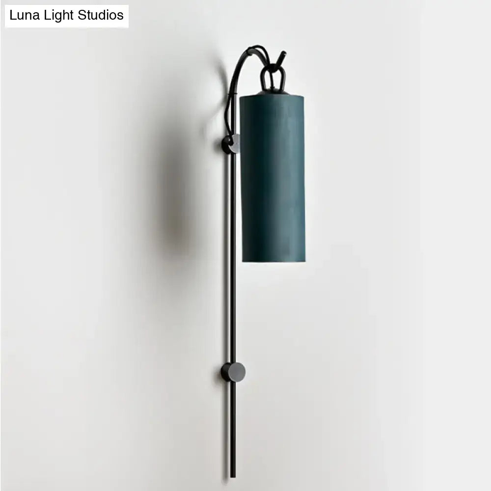 Modern brass & white wall sconce living room direct wired electric