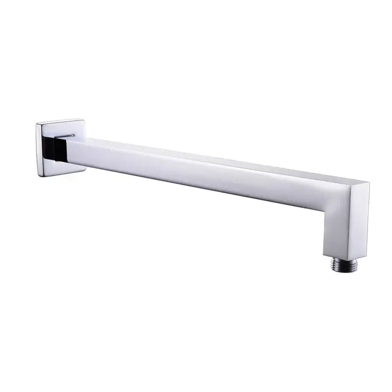 Modern bright chrome led rainfall shower head bathroom faucet